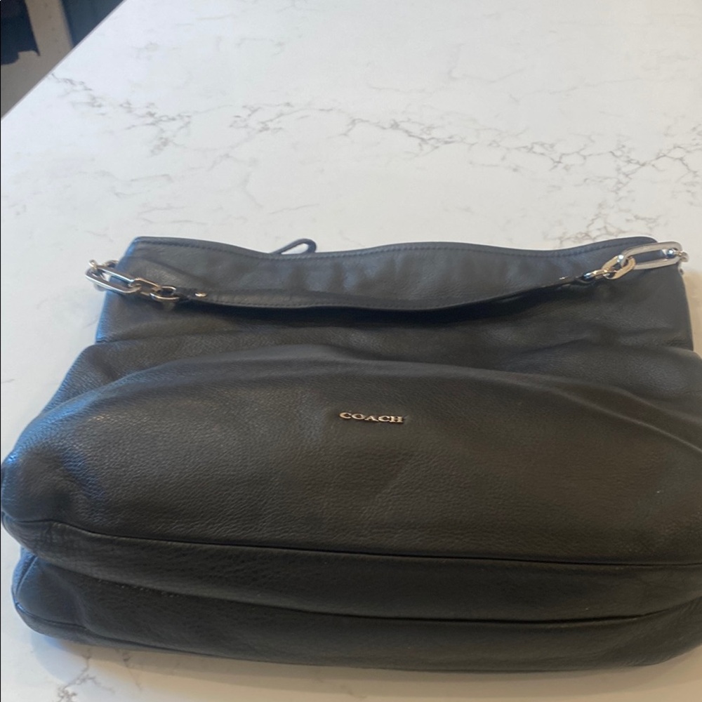 Coach Black Leather Bag